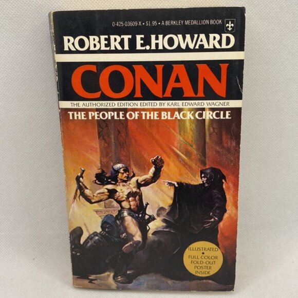 Conan The People of The Black Circle by Robert E. Howard 1977 Softcover Fantasy - Picture 9 of 9